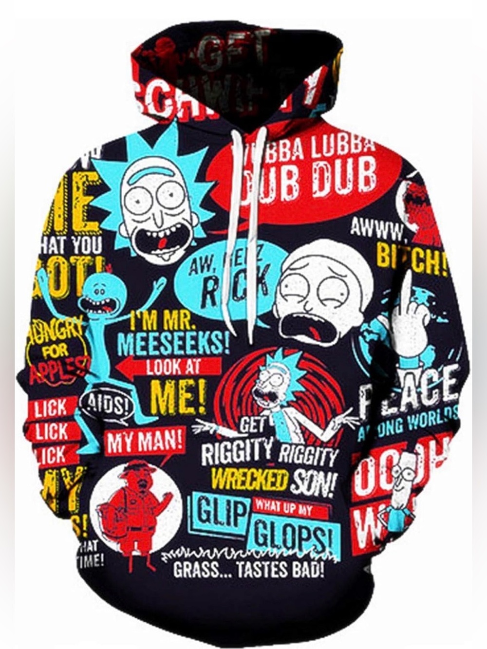 Colorful Graphic Men's Hoodie